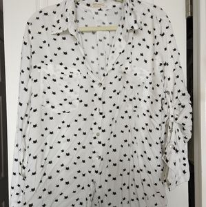 Cat print shirt
